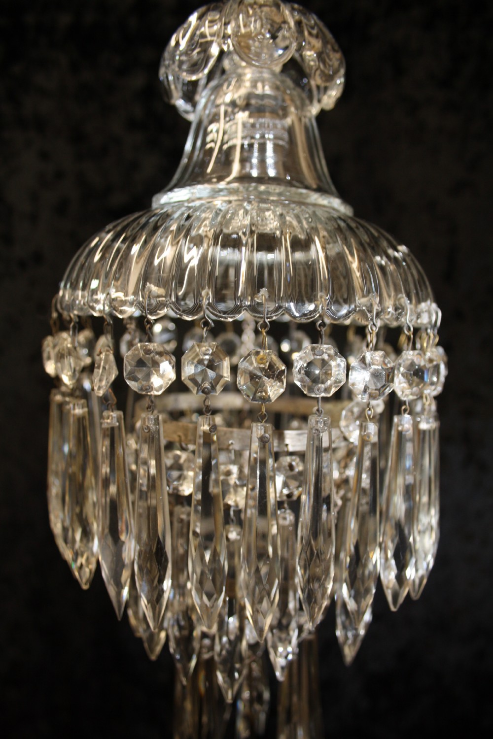 Early 20th century Dome top spike chandelier View IV