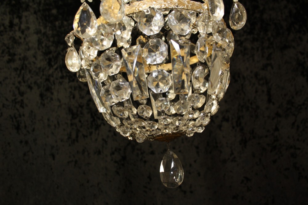 Pair of early 20th century chandeliers View IX