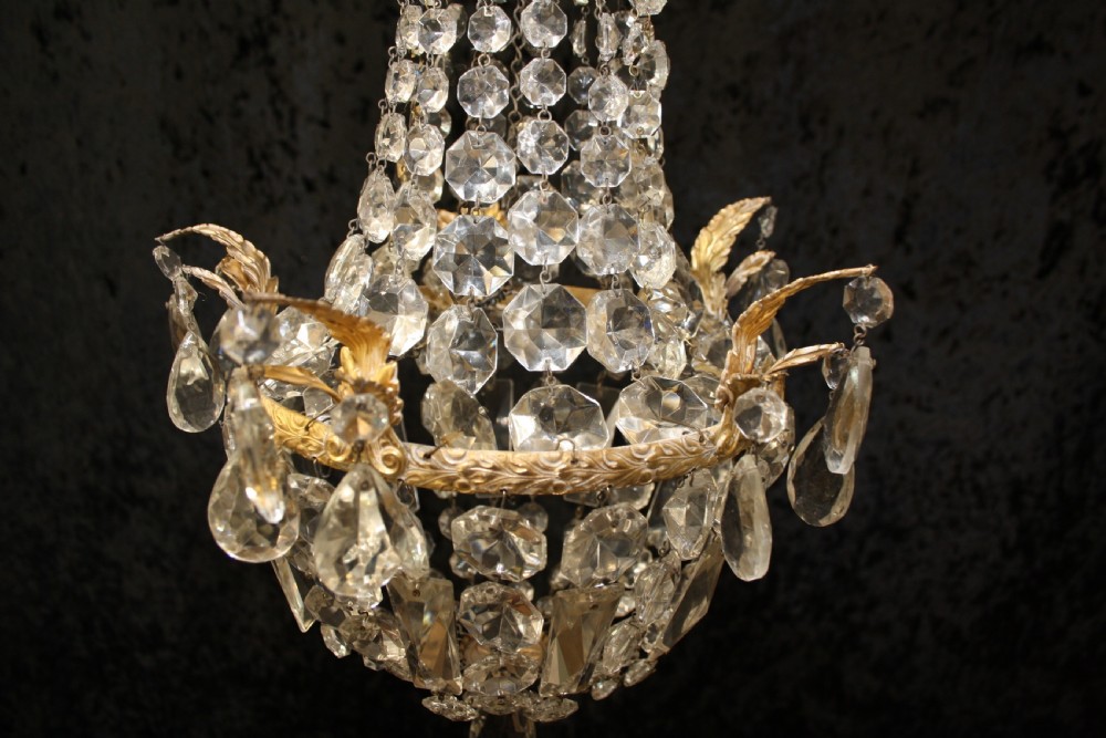 Pair of early 20th century chandeliers View X