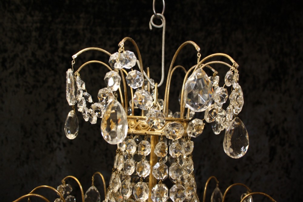 Early 20th century Tapered swag chandelier View III