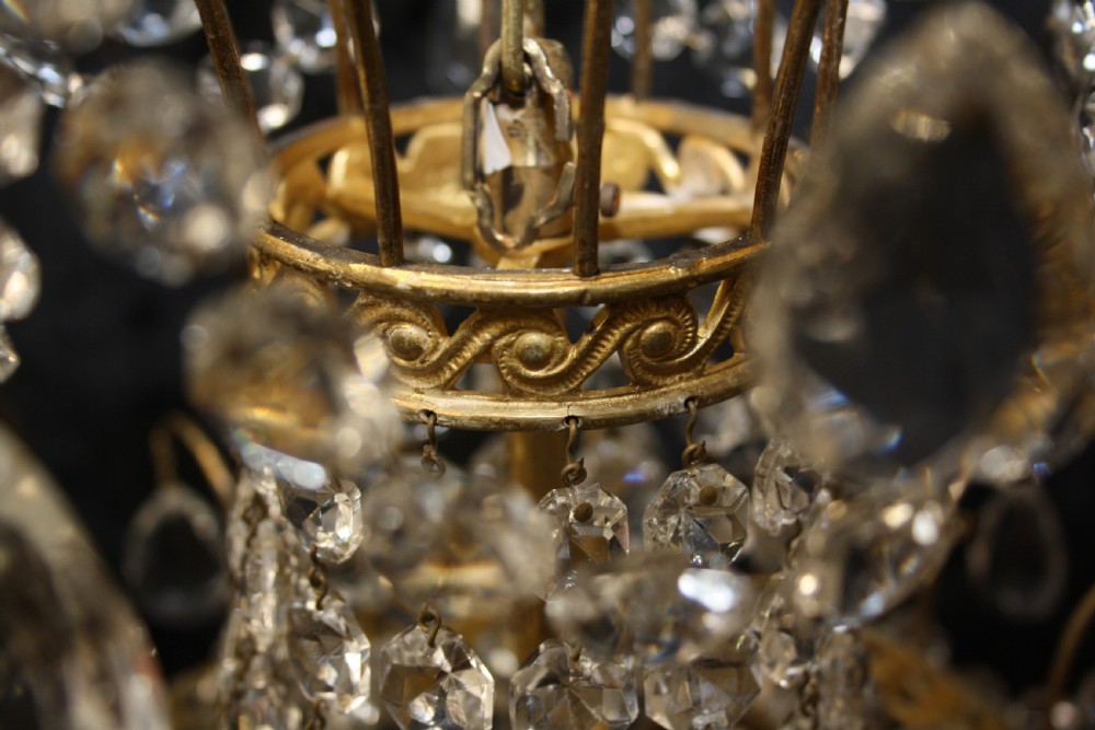 Early 20th century Tapered swag chandelier View VII