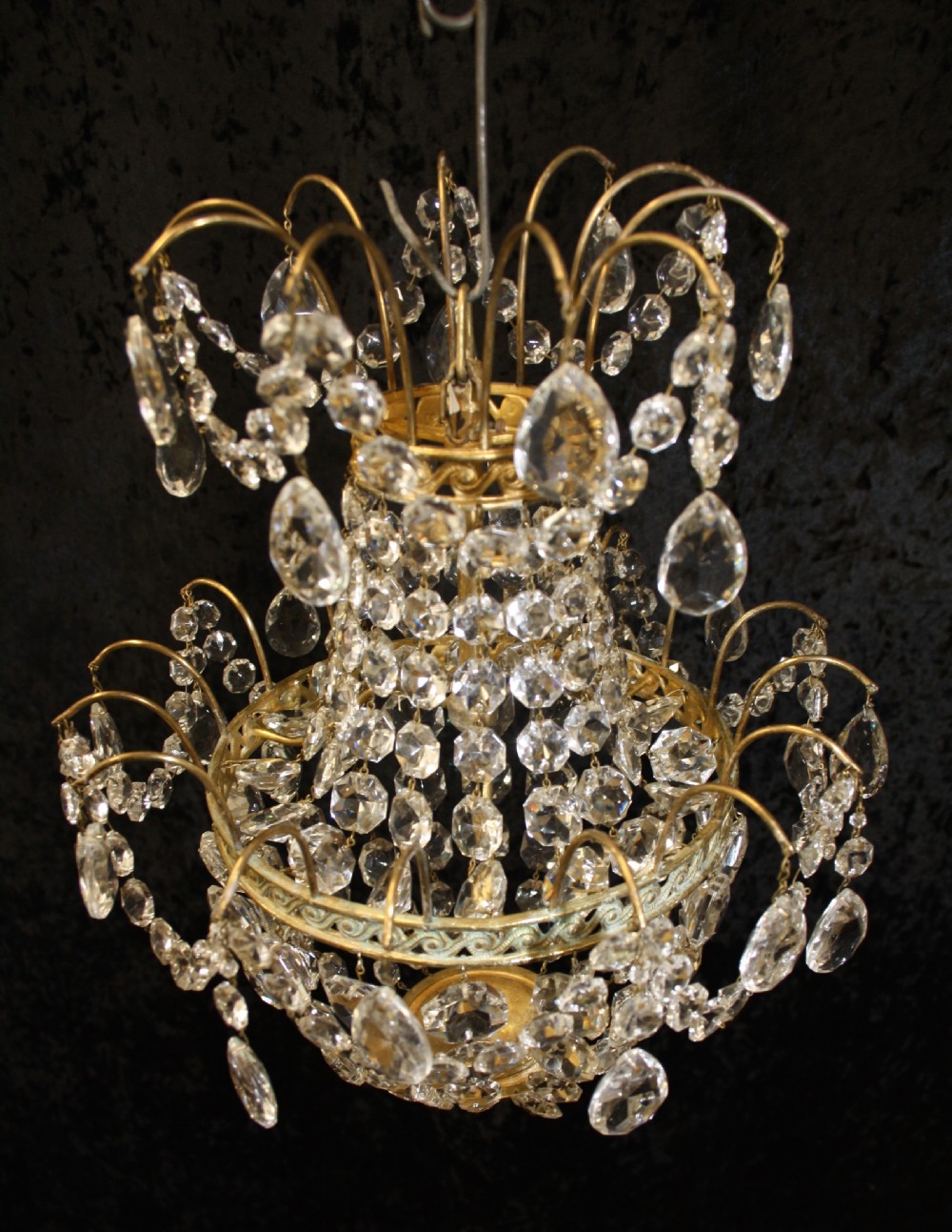 Early 20th century Tapered swag chandelier View IX