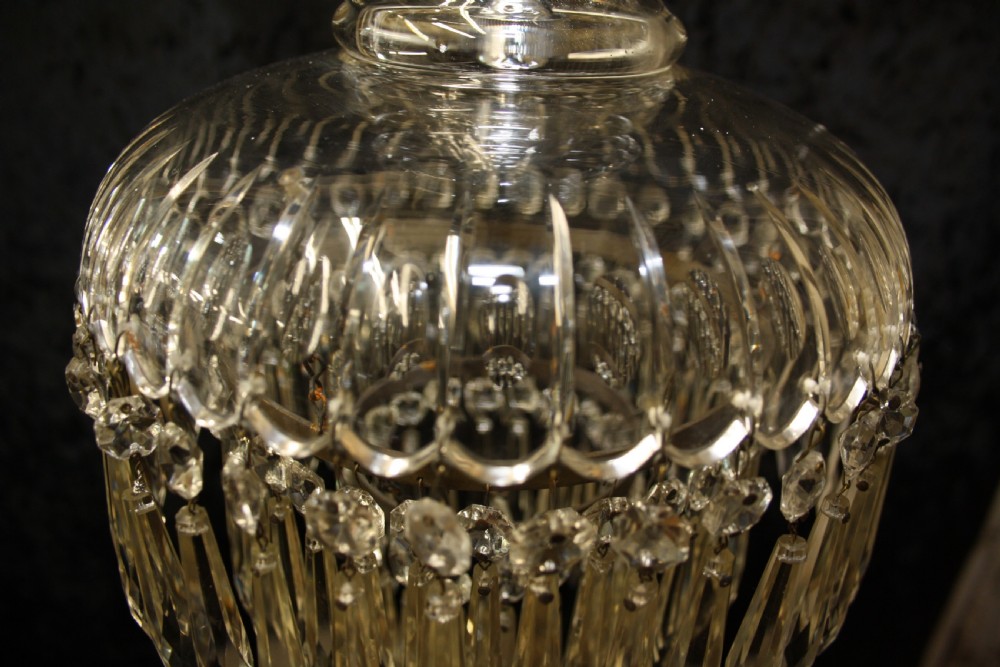 Early 20th century Dome top spike chandelier View III