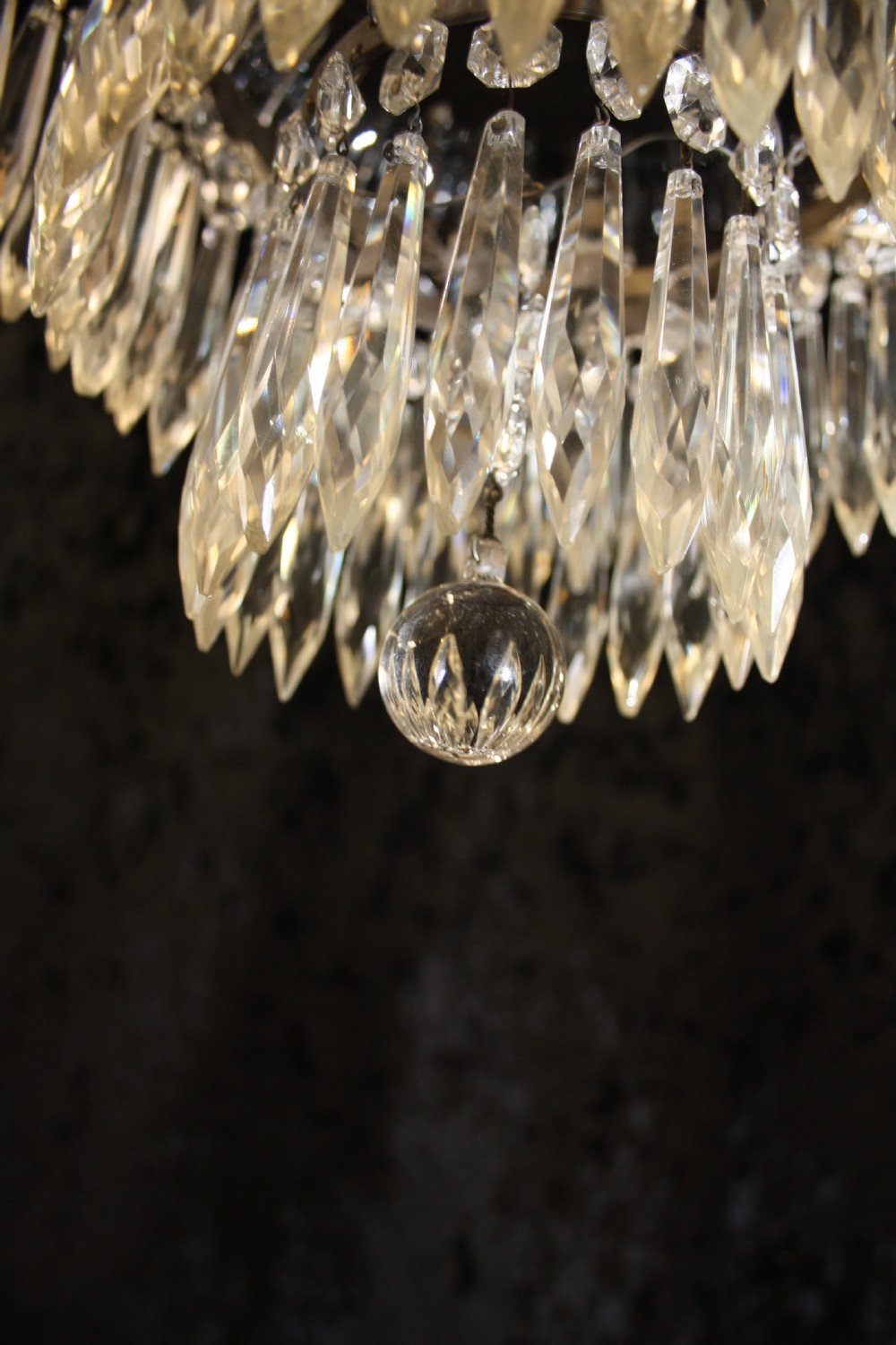 Early 20th century Dome top spike chandelier View VI