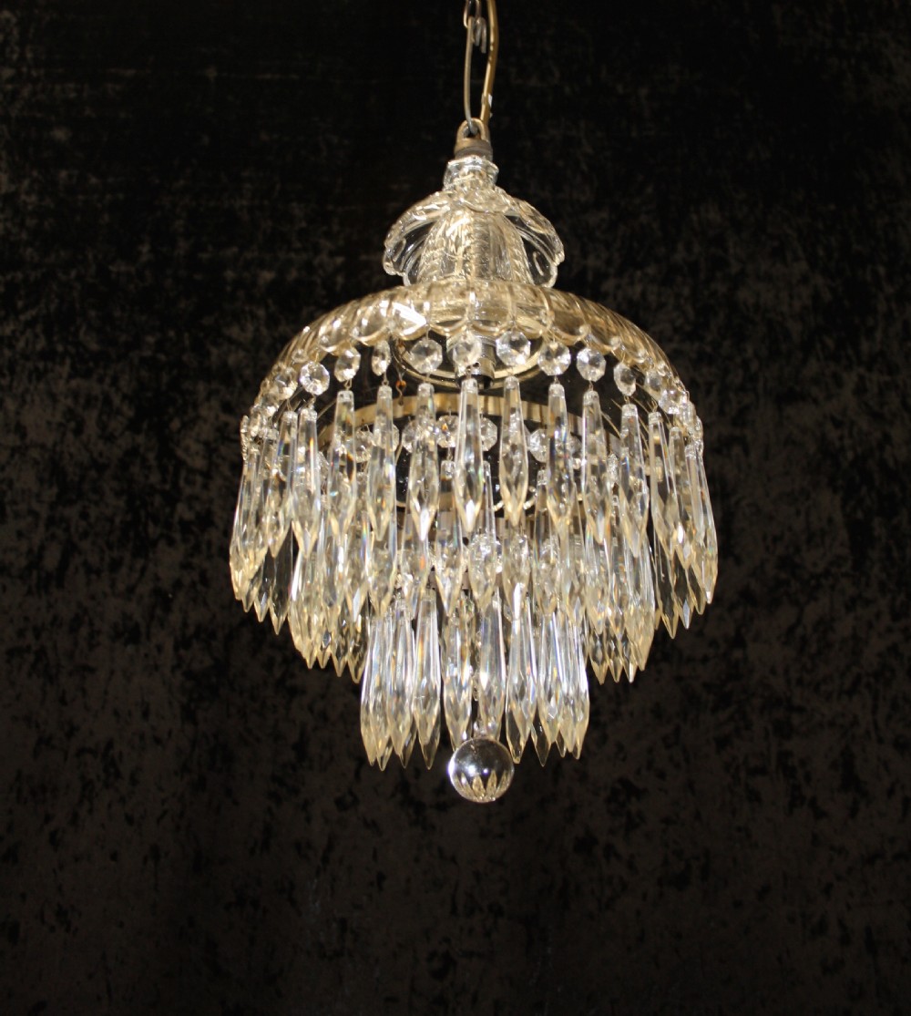 Early 20th century Dome top spike chandelier View VIII