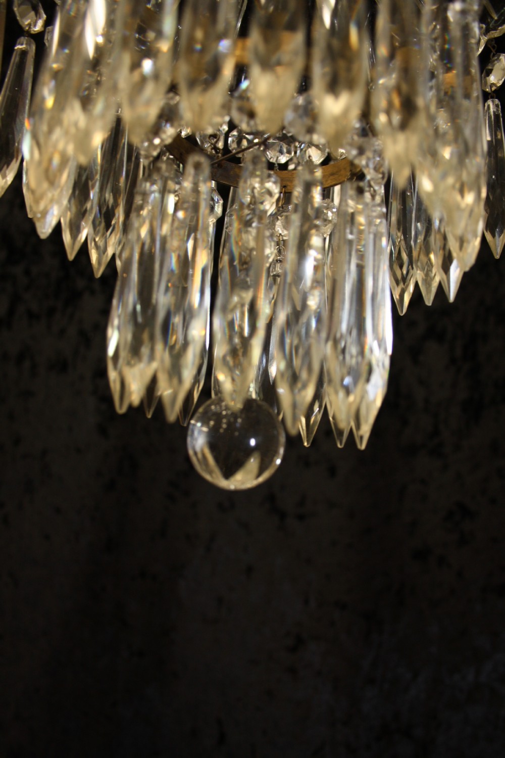 Early 20th century Dome top spike chandelier View V