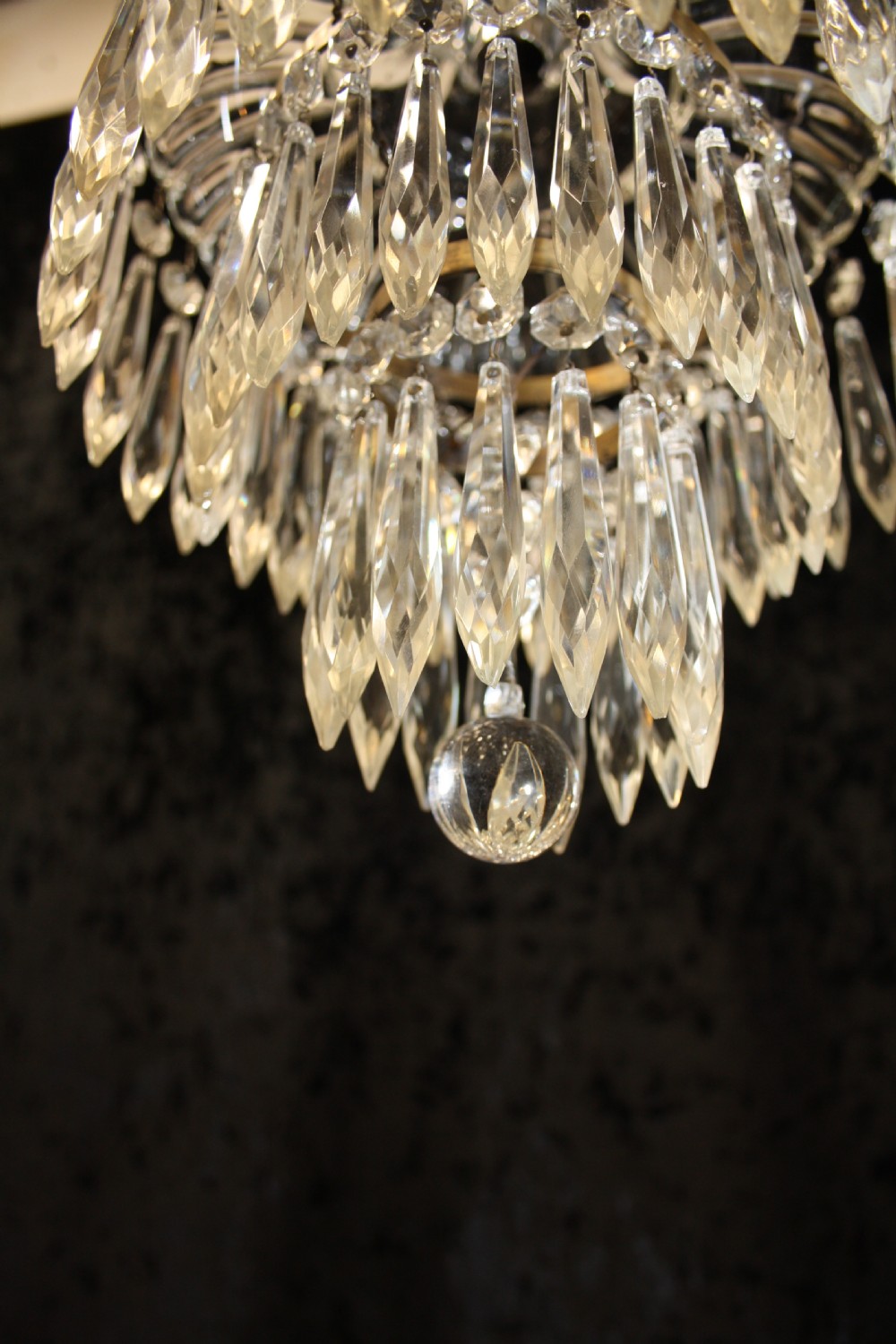 Early 20th century Dome top spike chandelier View VII