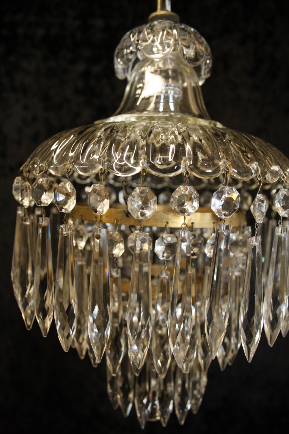Early 20th century Dome top spike chandelier View VIII