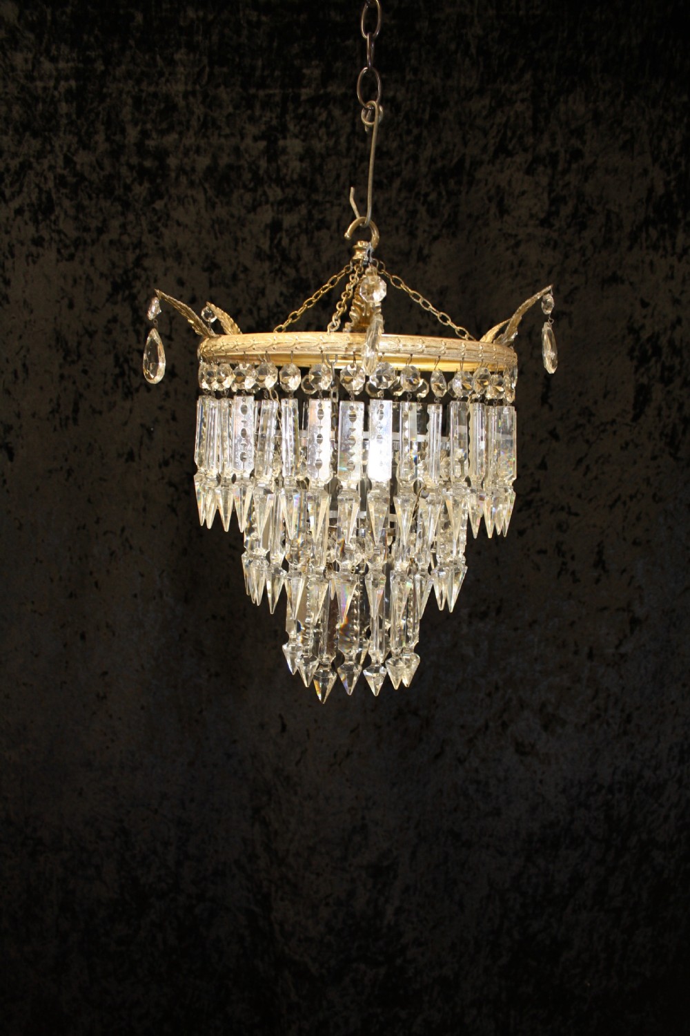 Early 20th century lustre chandelier