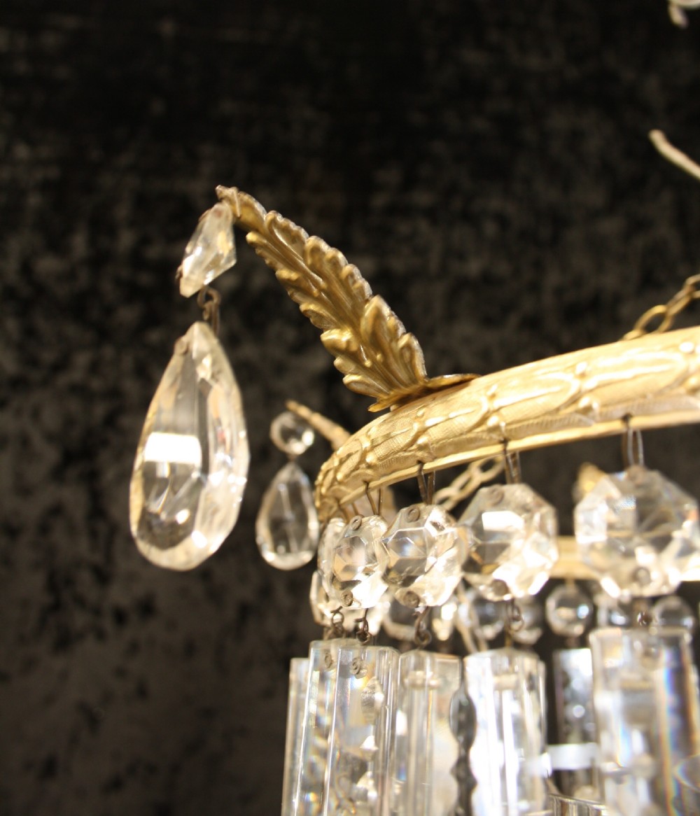 Early 20th century lustre chandelier View III