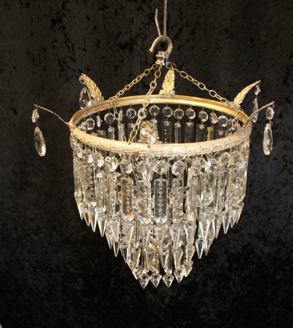 Early 20th century lustre chandelier View VII
