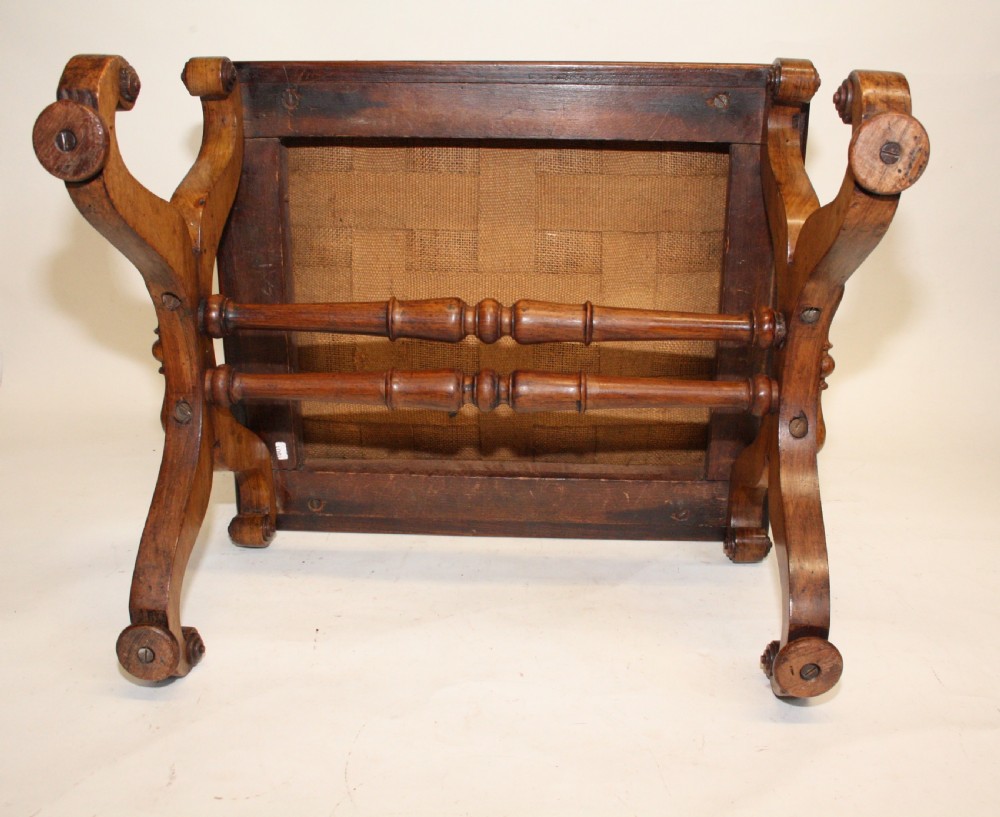 William IV stool in Rose wood View IX