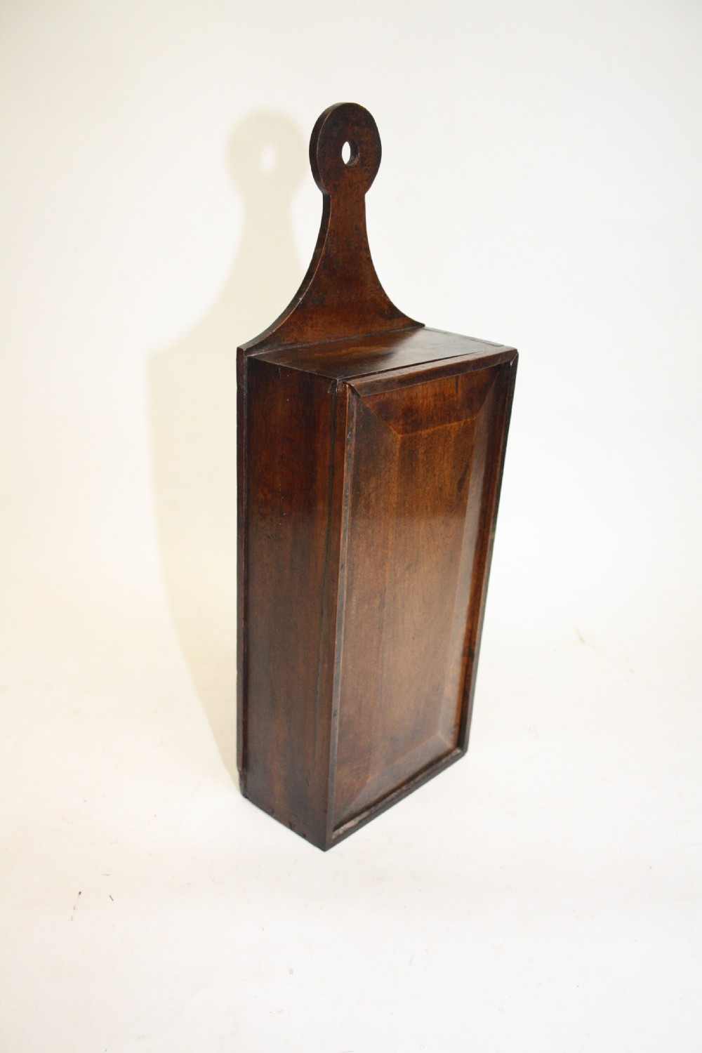Walnut candle box. Unusually large View II