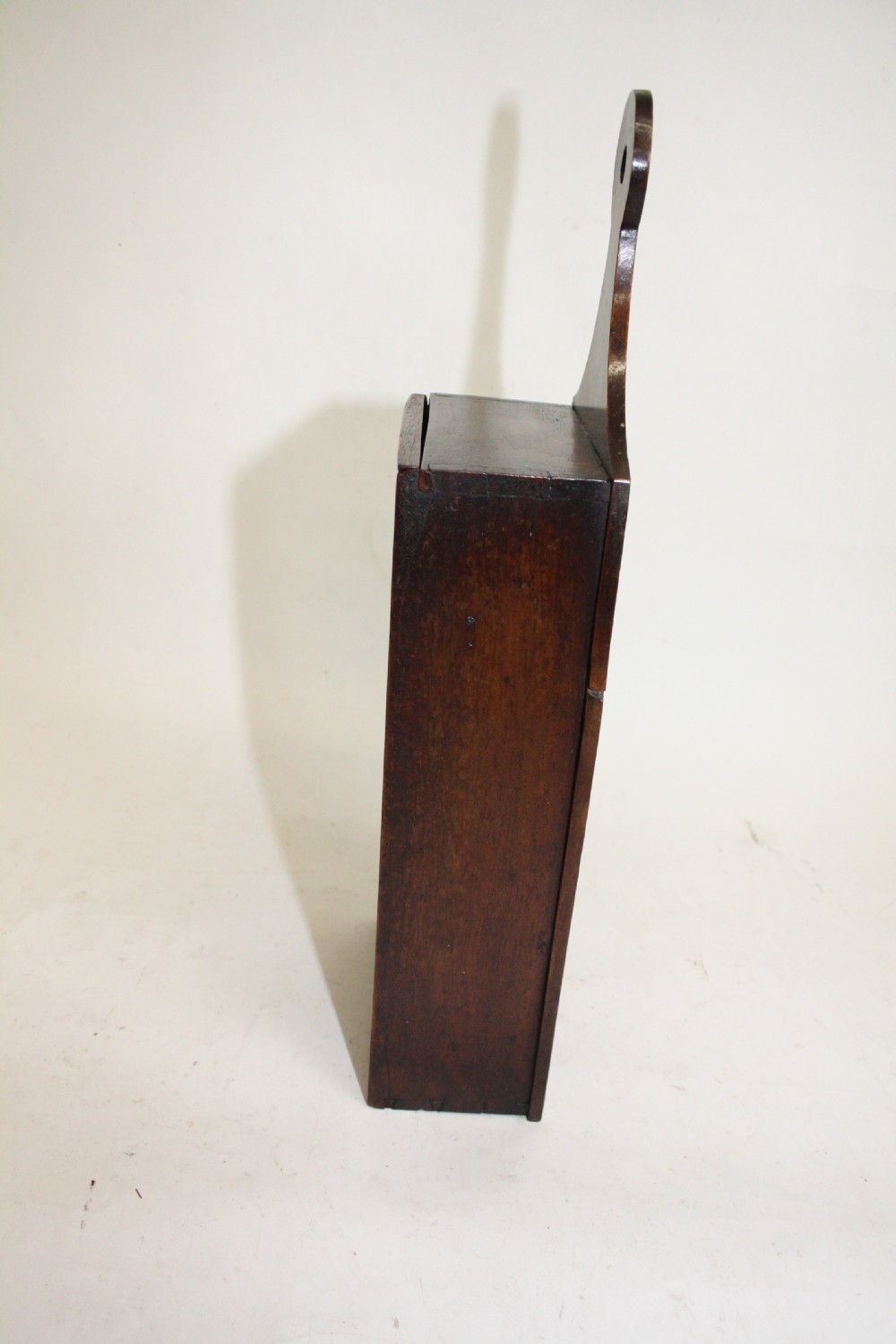 Walnut candle box. Unusually large View V
