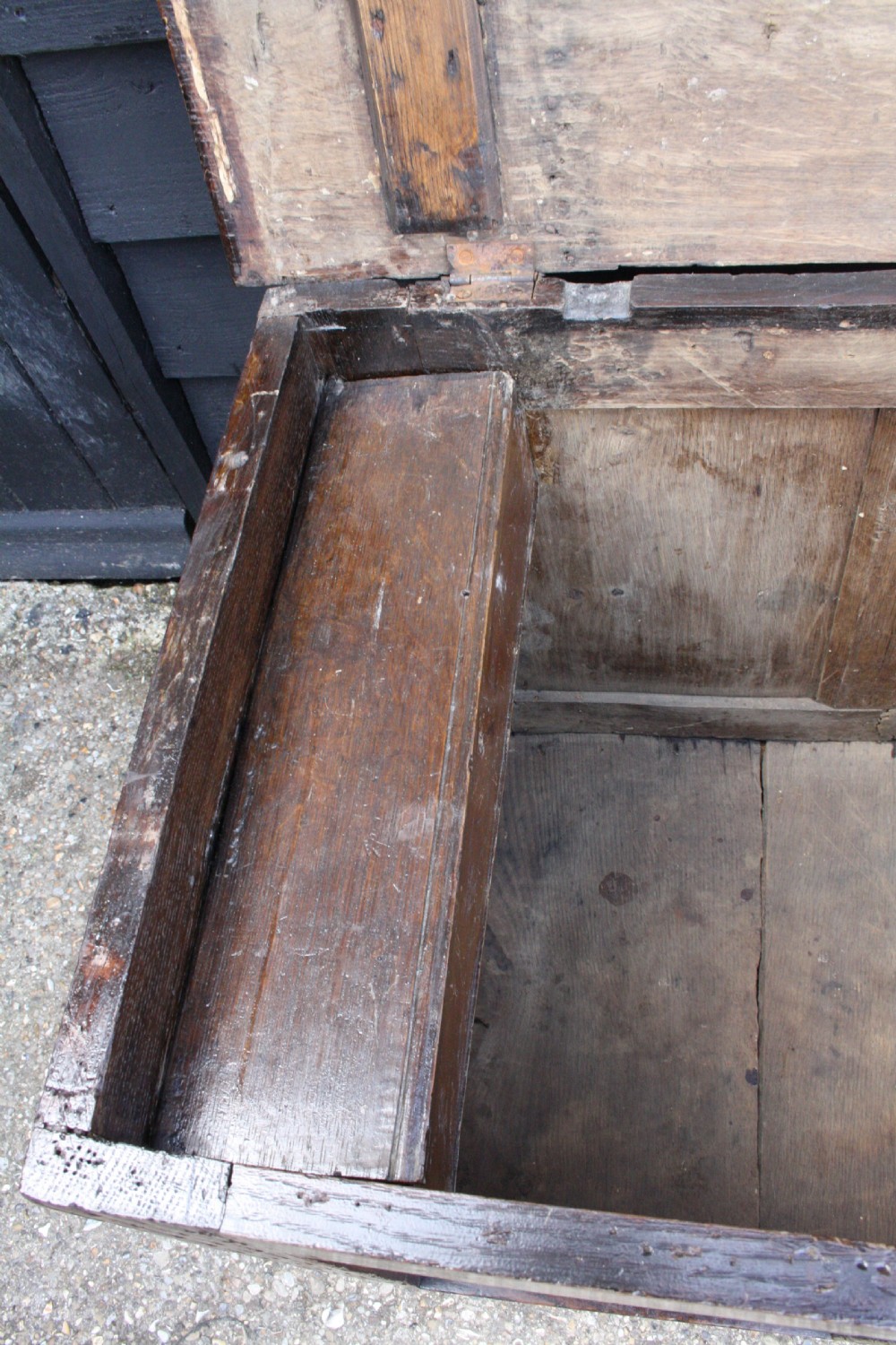 17th century oak Coffer 34