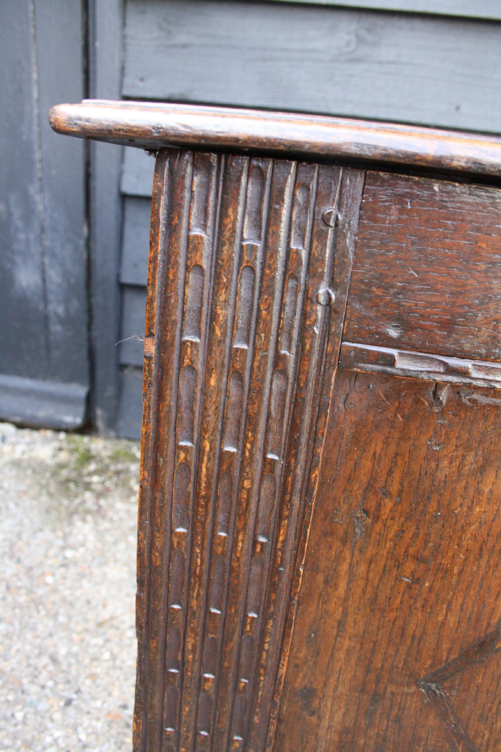 17th century oak Coffer 34