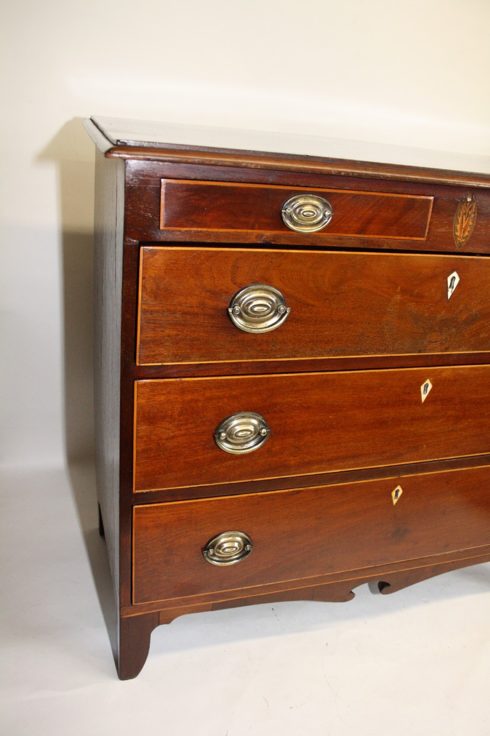 Late 19th century Small Scottish chest of drawers Wide 35