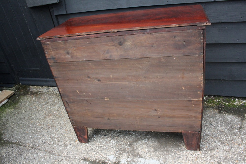 Late 19th century Small Scottish chest of drawers Wide 35