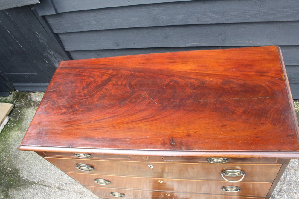 Late 19th century Small Scottish chest of drawers Wide 35