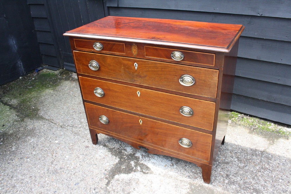 Late 19th century Small Scottish chest of drawers Wide 35