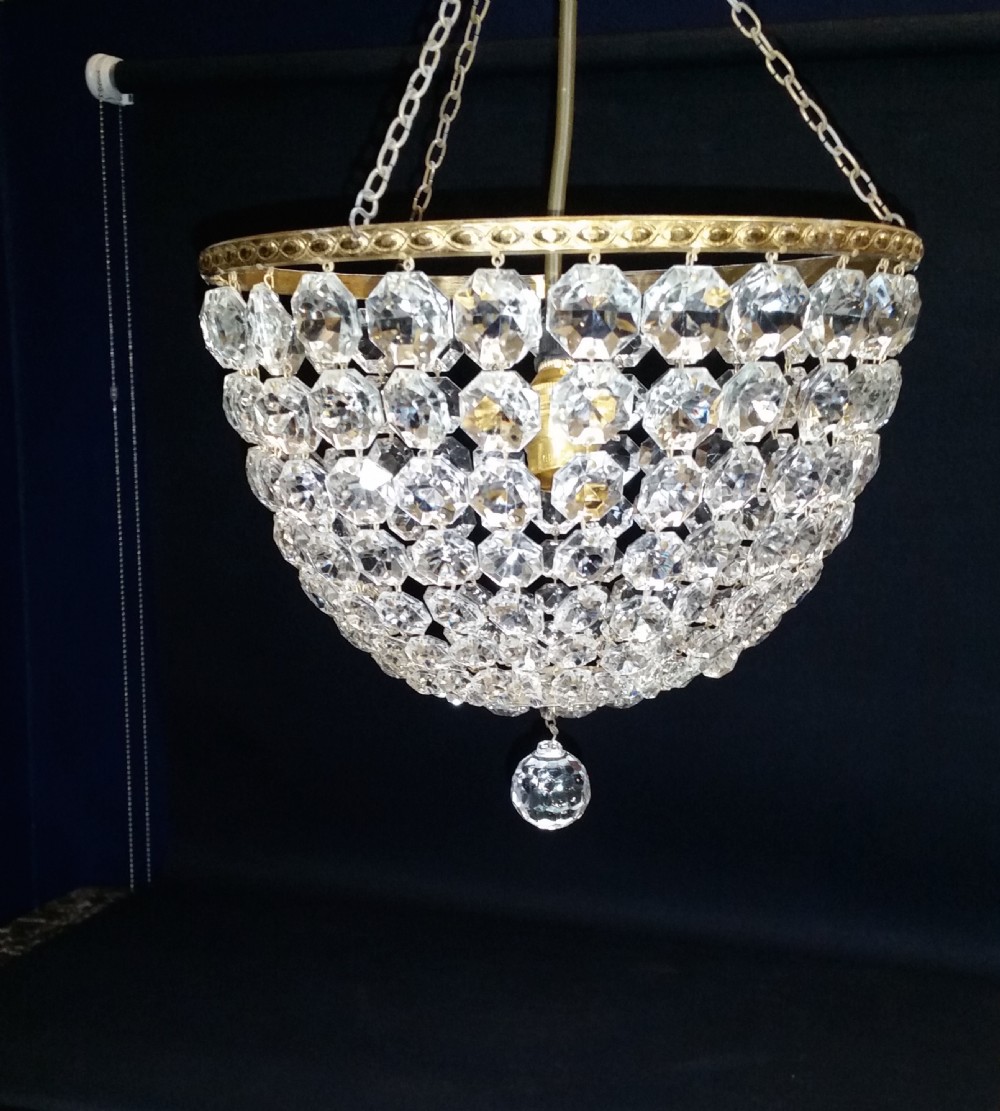 Early 20th Century bag chandelier