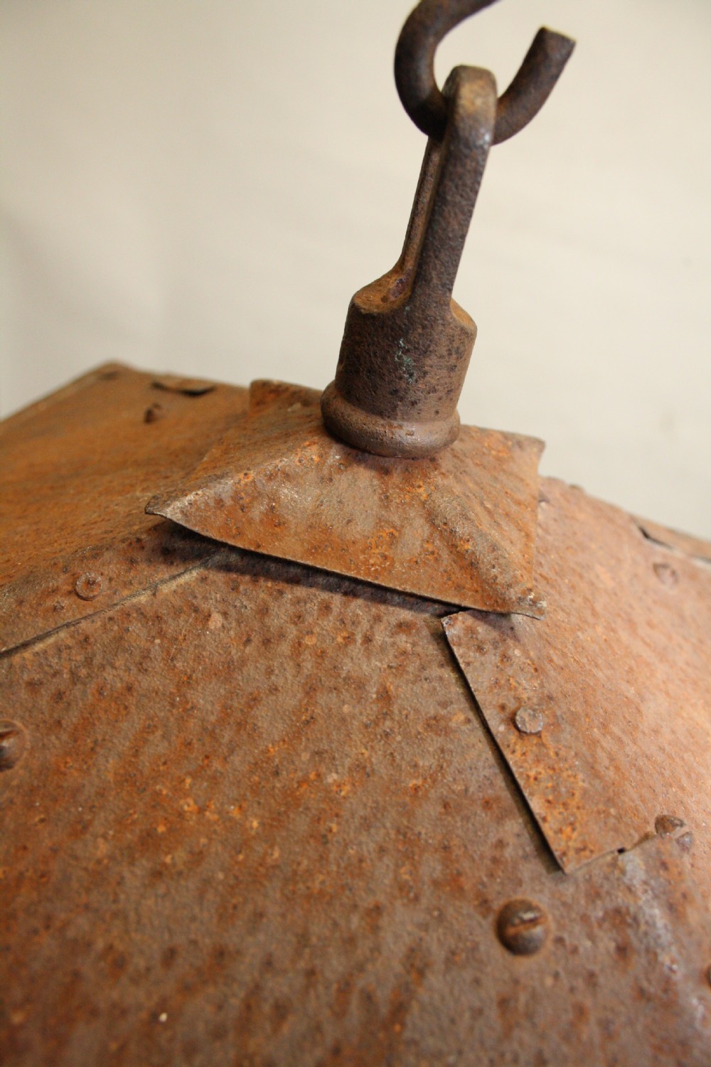 Early 20th century Rust coloured porch light View II