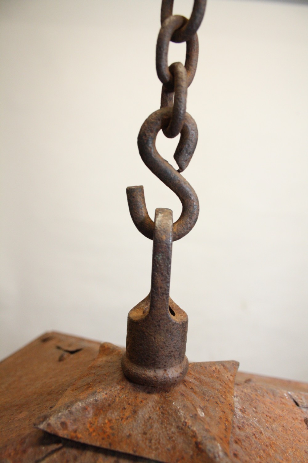 Early 20th century Rust coloured porch light View V