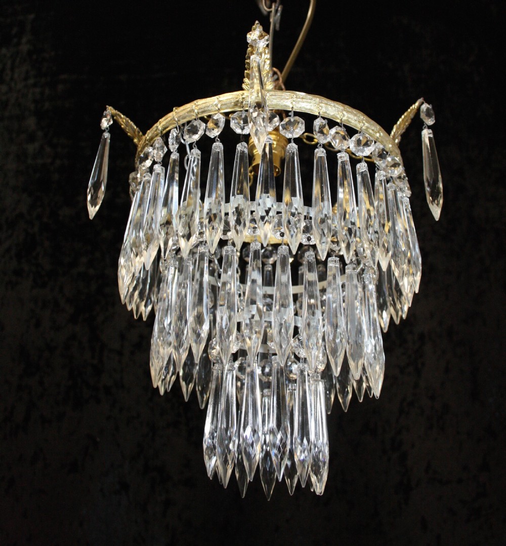 Early 20th century spike chandelier View II