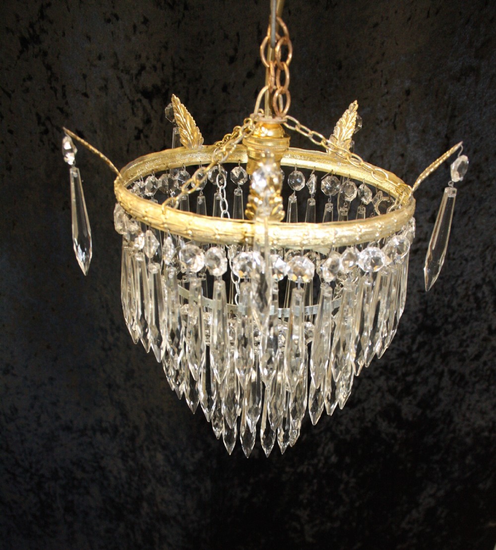 Early 20th century spike chandelier View III