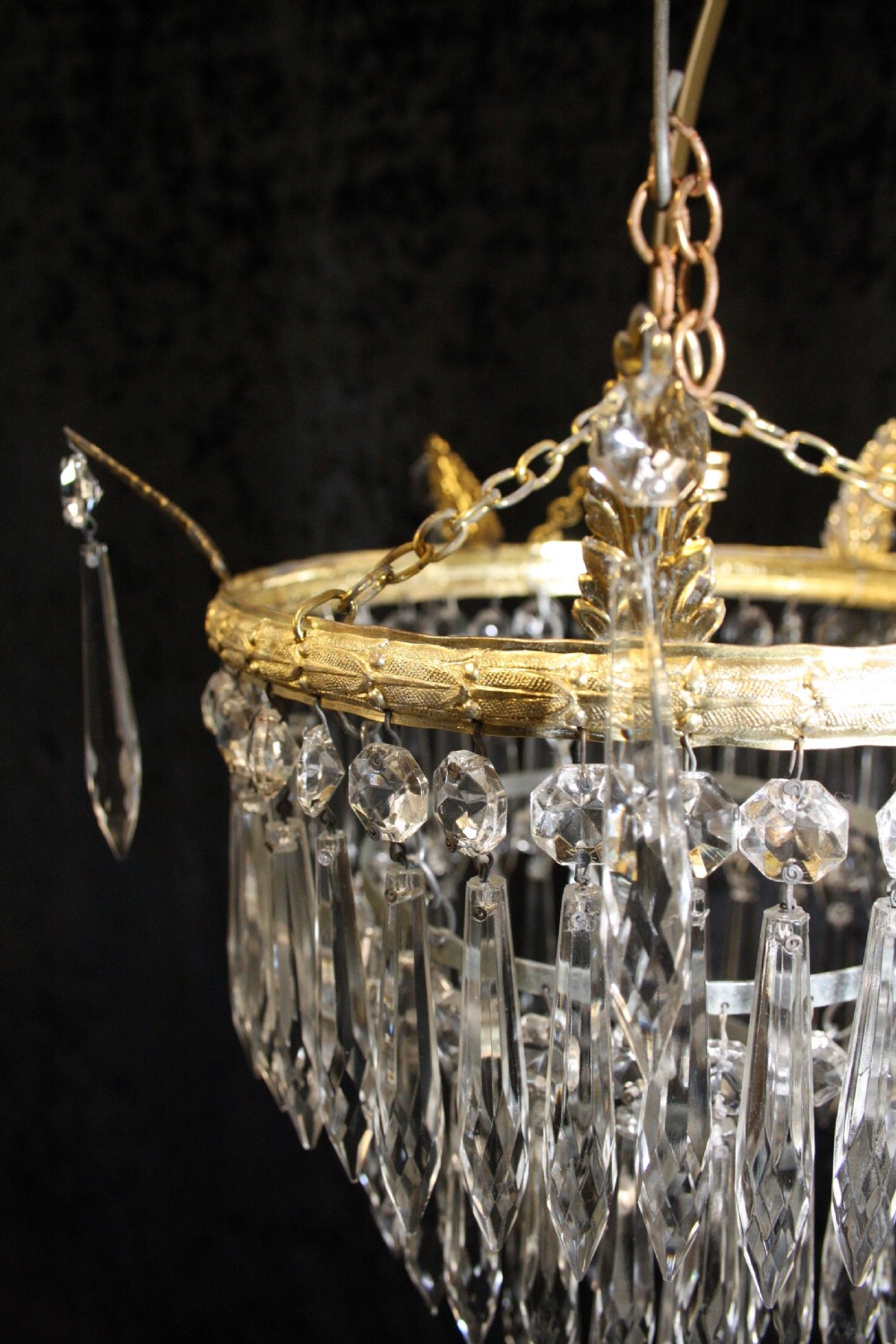 Early 20th century spike chandelier View V