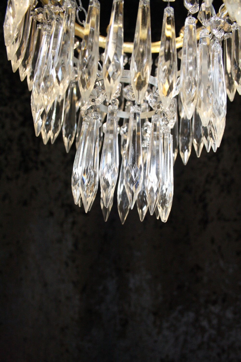 Early 20th century spike chandelier View VII