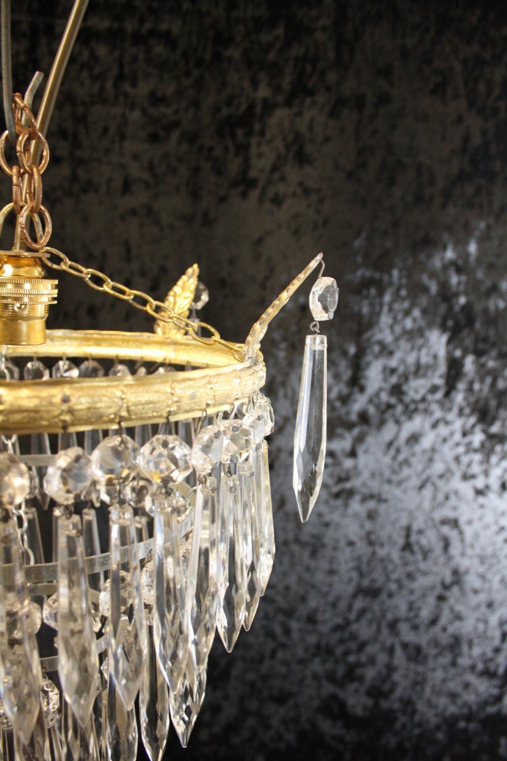 Early 20th century spike chandelier View IX