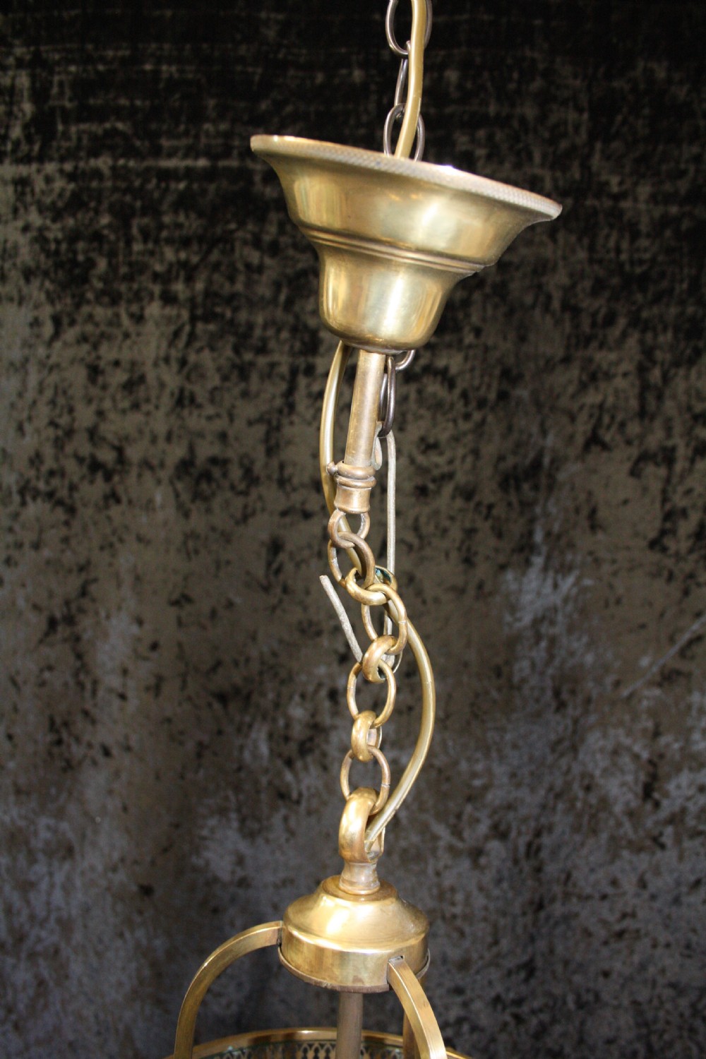 Pair of early 20th century hall lights View III