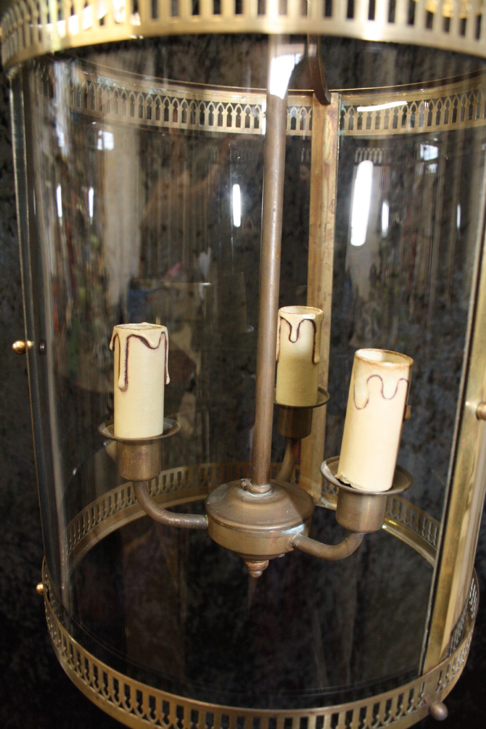 Pair of early 20th century hall lights View VI