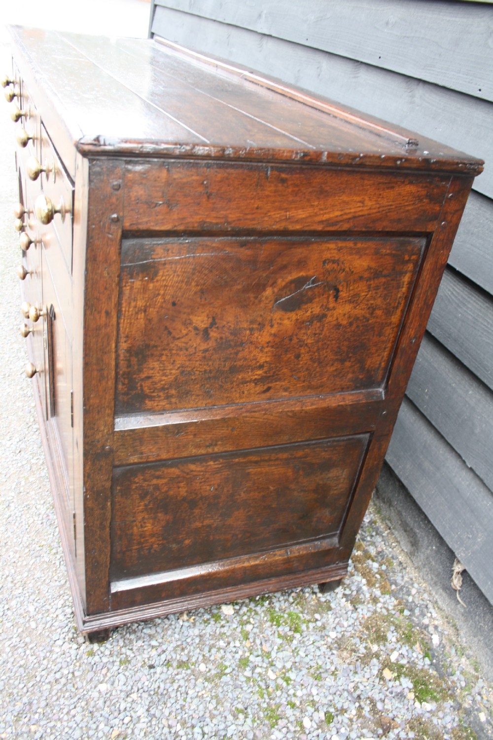 Late 18th century oak dresser base View IV