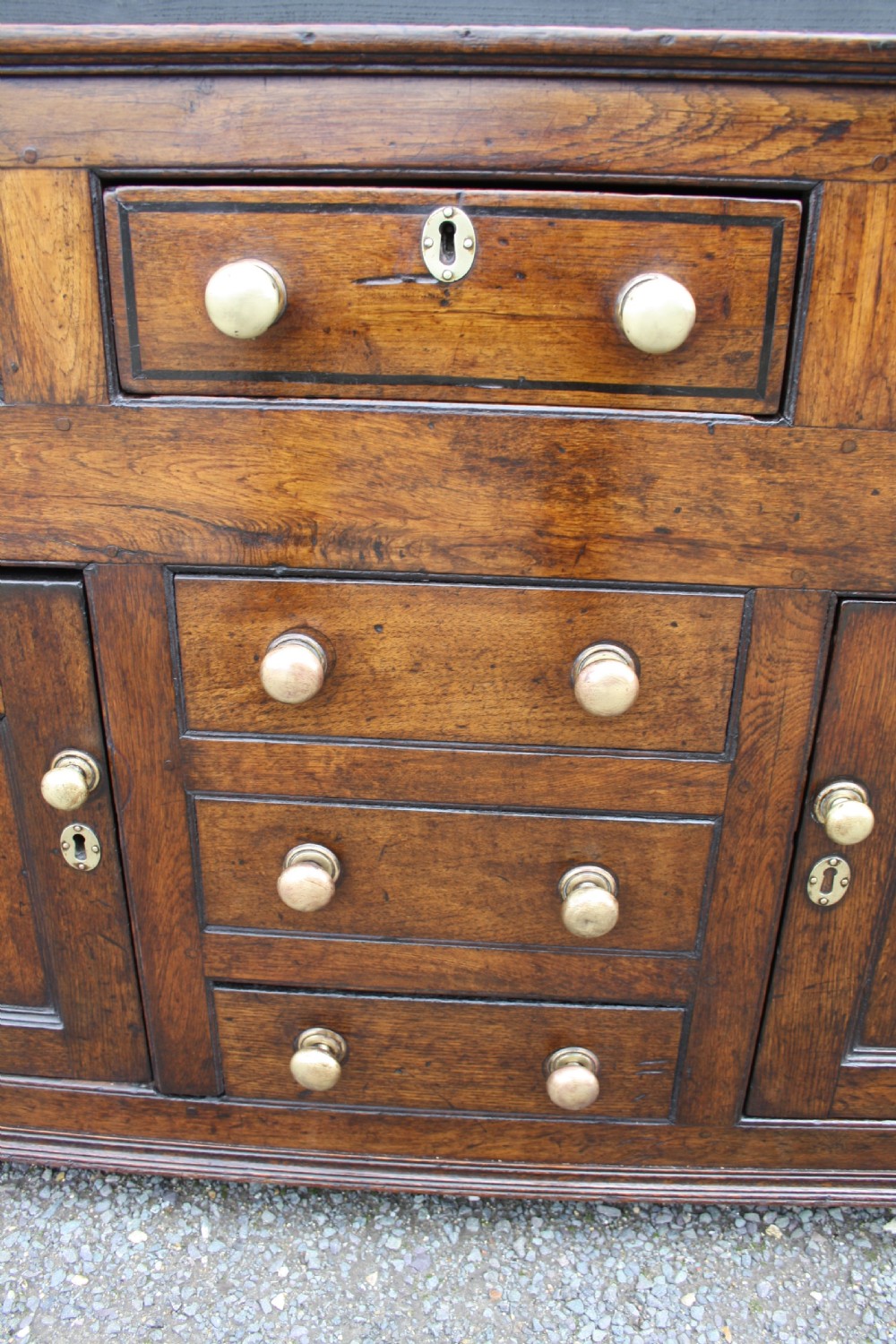 Late 18th century oak dresser base View IX