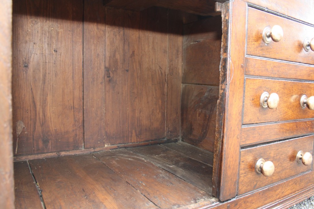 Late 18th century oak dresser base View XIII