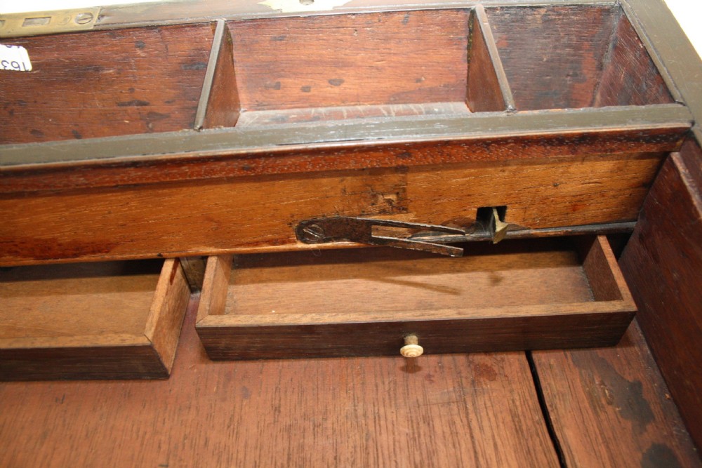 Late 18th century Brassbound Rosewood writing slope View XI