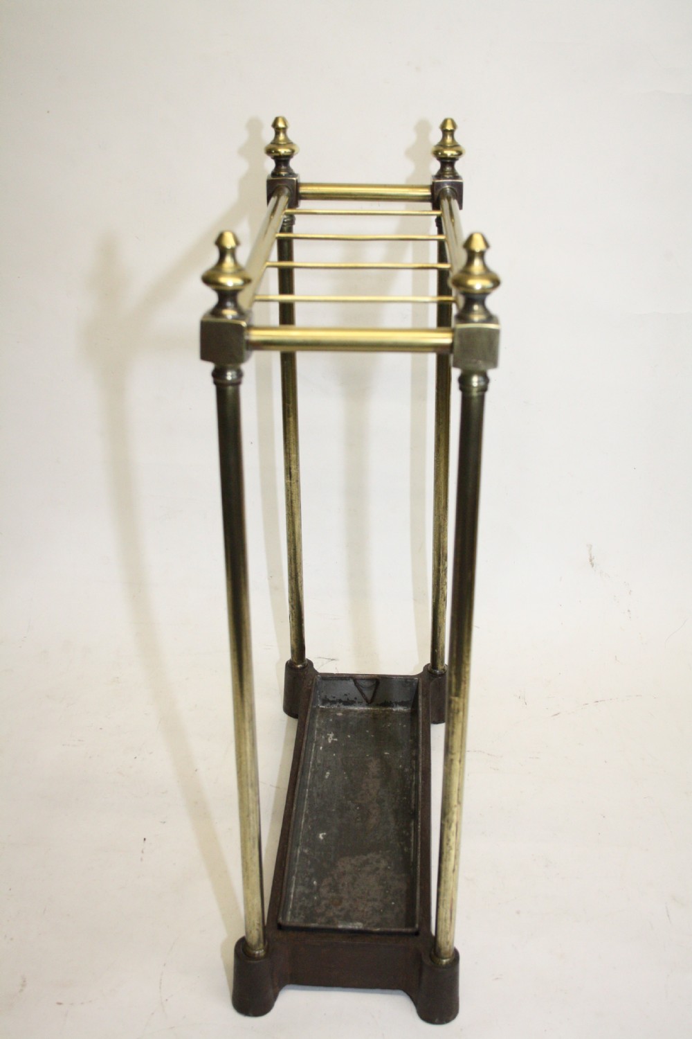 Brass and cast iron stick stand View II