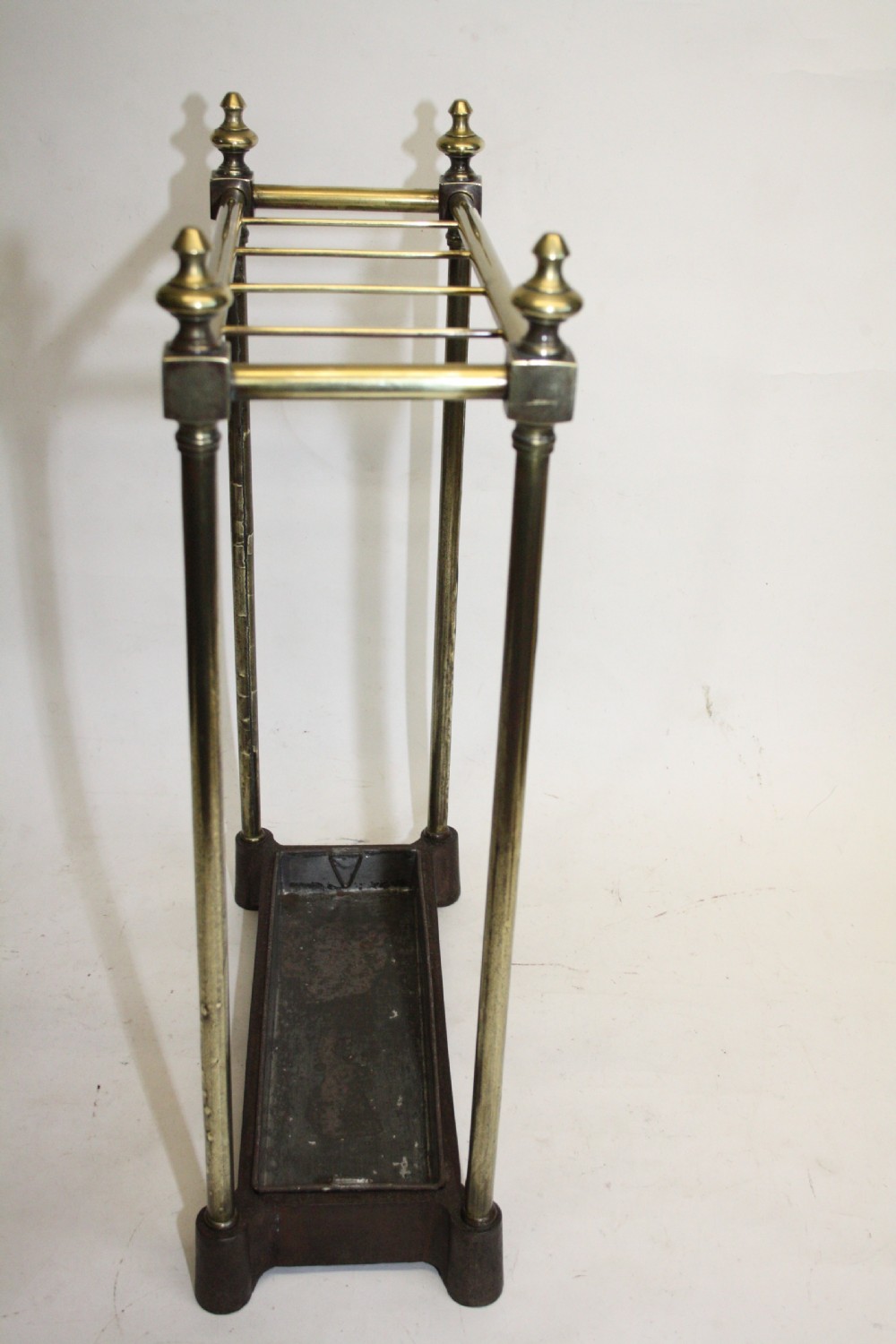 Brass and cast iron stick stand View III