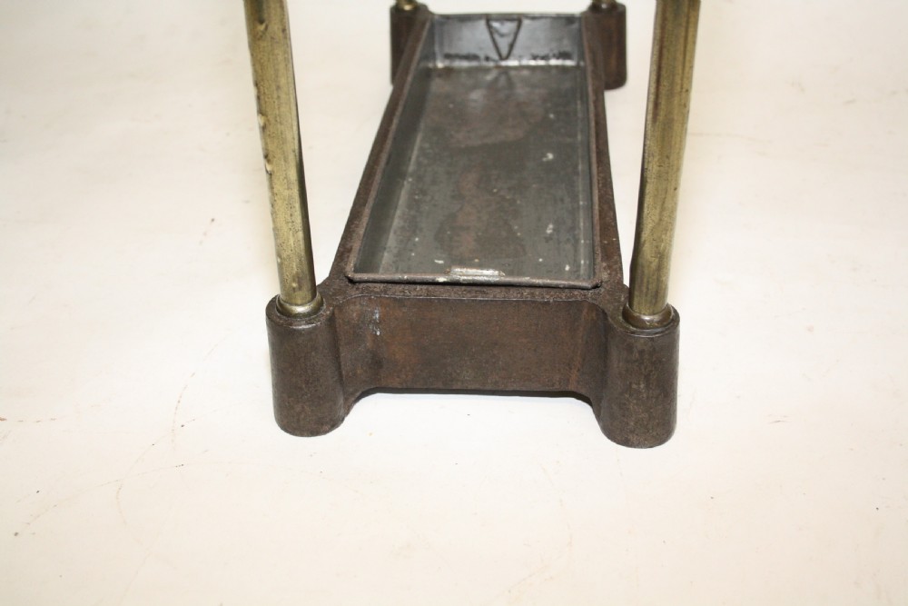 Brass and cast iron stick stand View VI