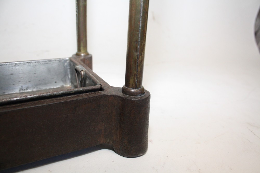 Brass and cast iron stick stand View X