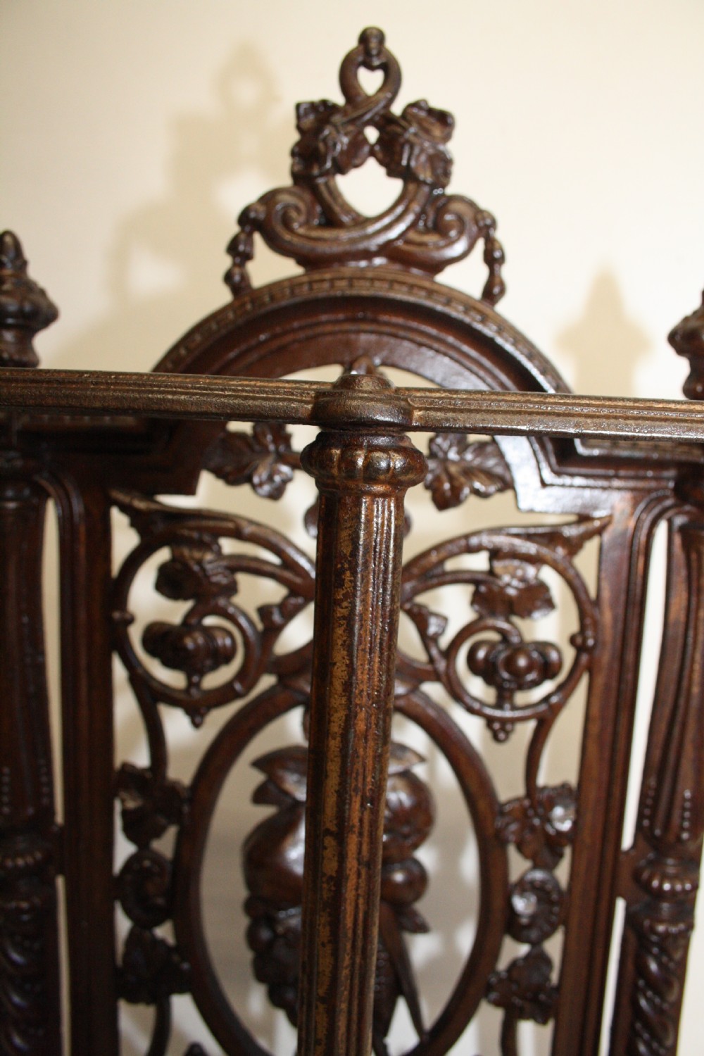 19th century Cast iron stick stand  View V