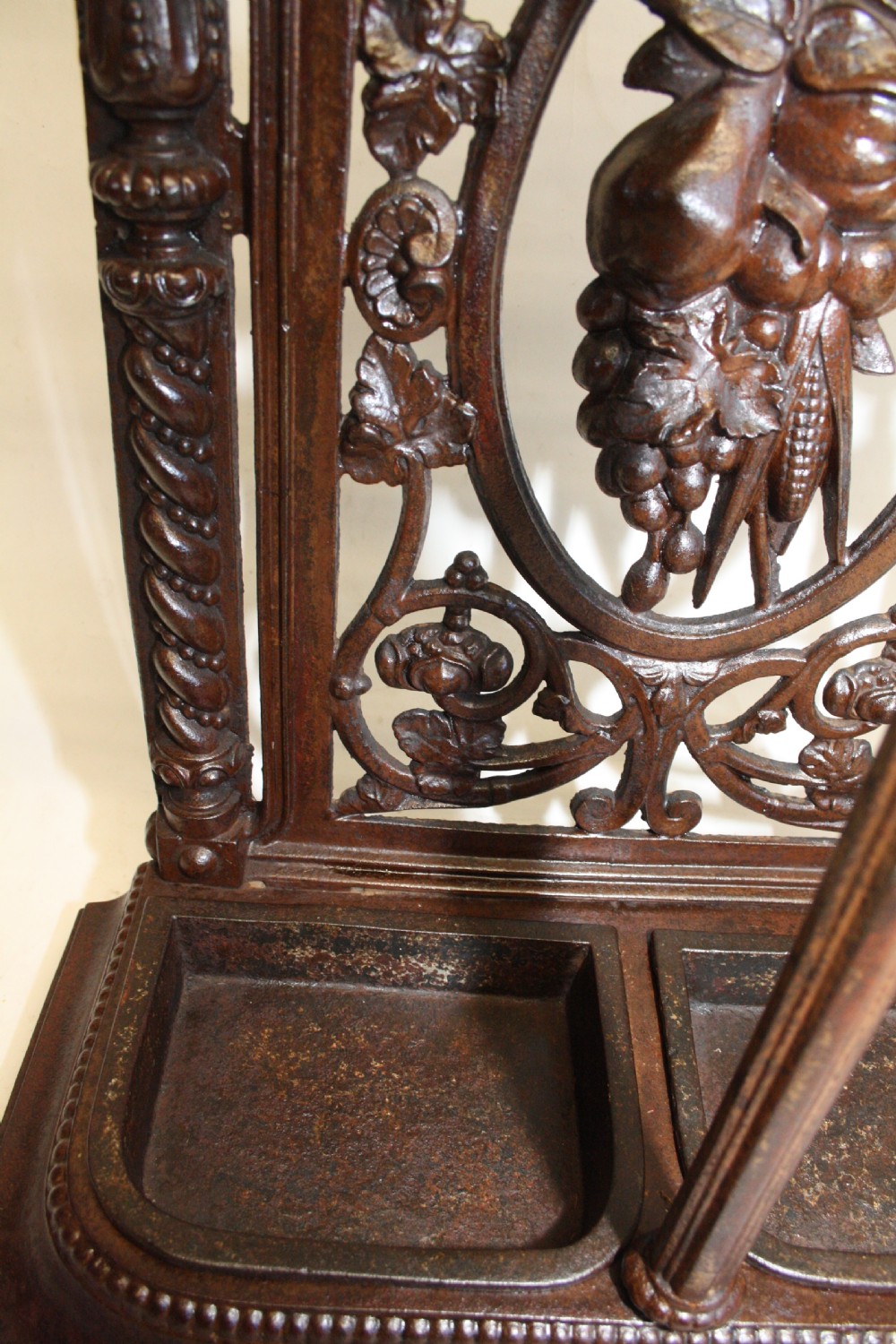 19th century Cast iron stick stand  View IX