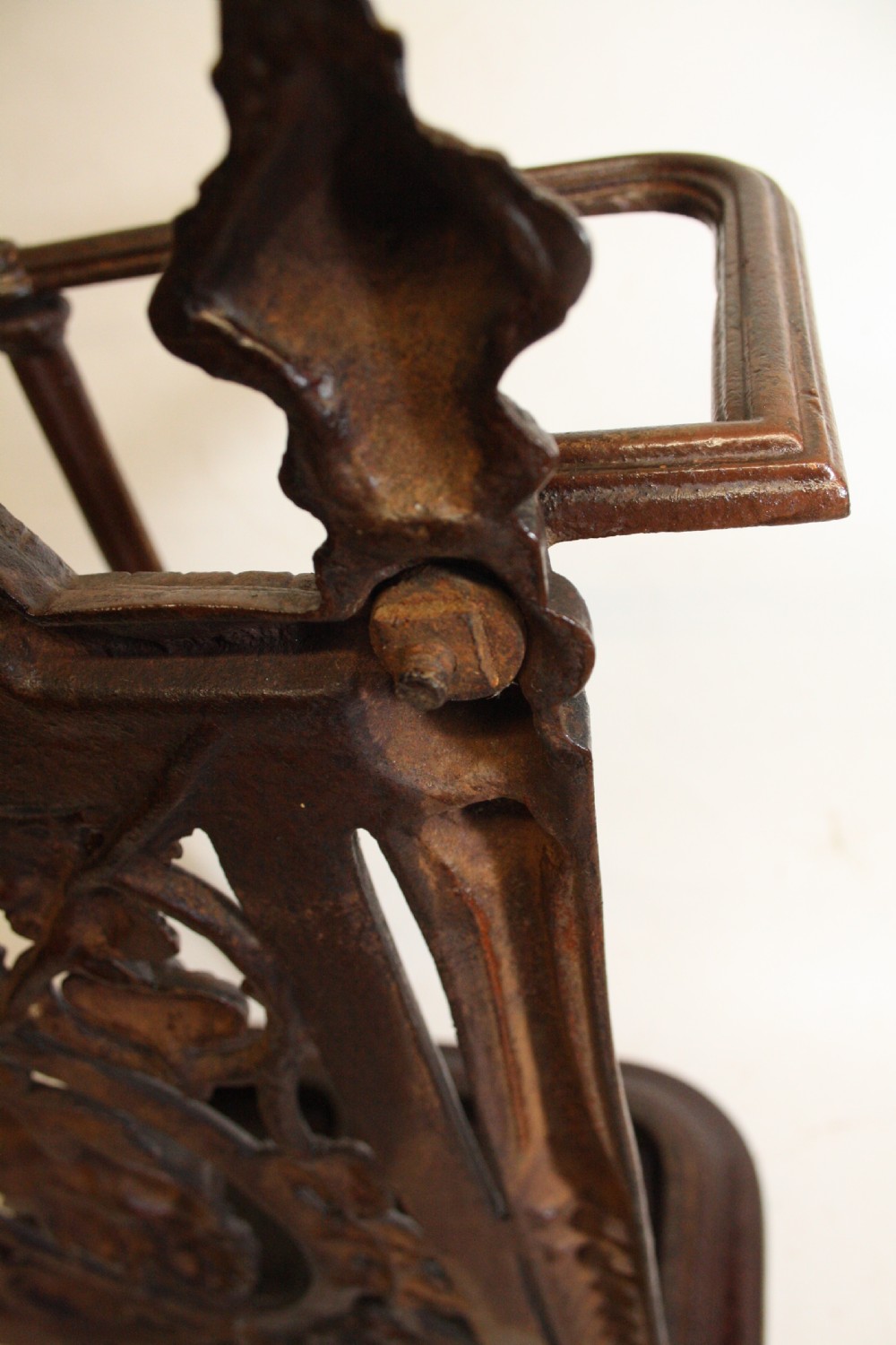 19th century Cast iron stick stand  View XII