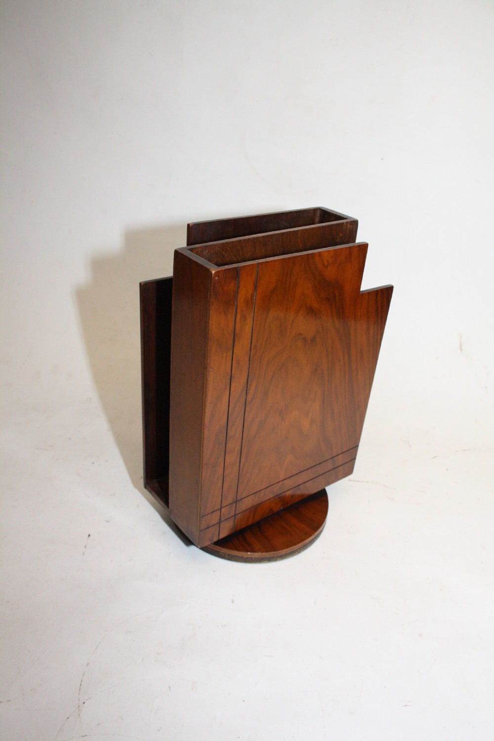 Art Deco revolving book stand 