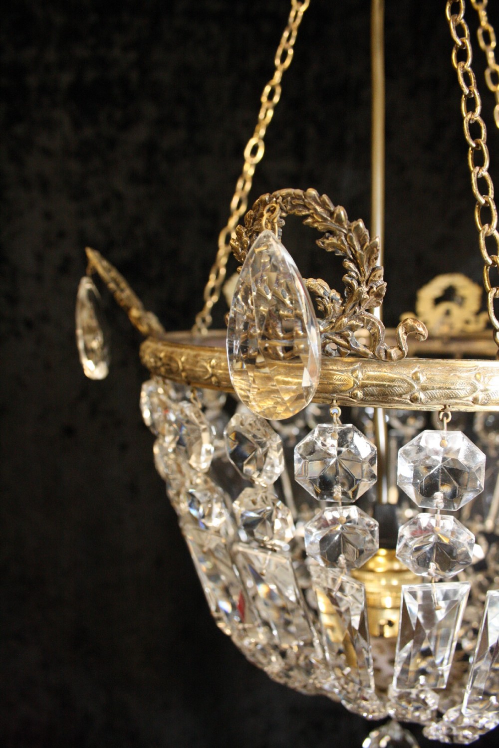 Prison bag chandelier View IV