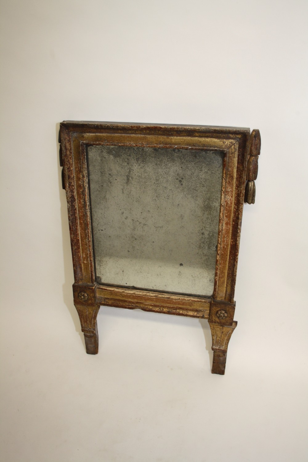 Gilt French portrait mirror