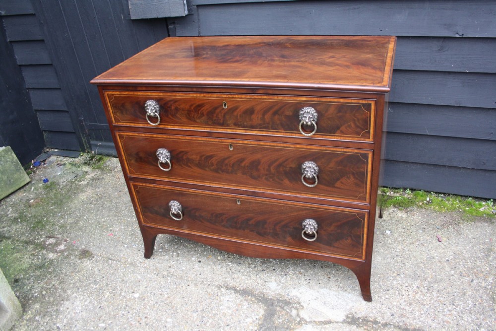 Regency chest with fitted drawer