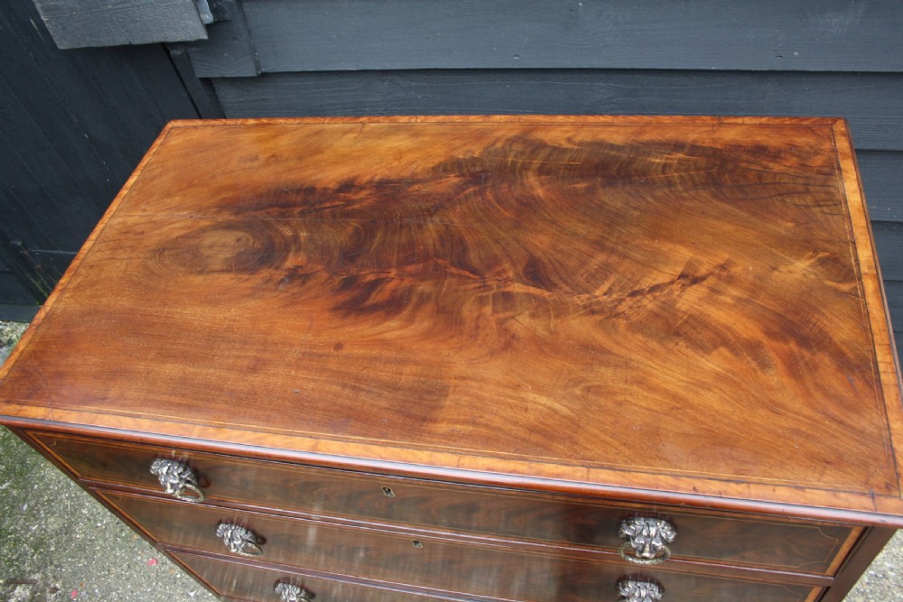 Regency chest with fitted drawer View II